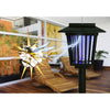 2 in 1 Bug Zapper and Garden Lantern outside the house