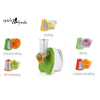 Electric Grater Set and its functions white background