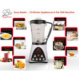 Electric Soup Maker Set with demo white background