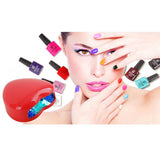 Paris Glam Shellac Manicure Kit with a model