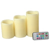 vanilla scented flameless candle white background